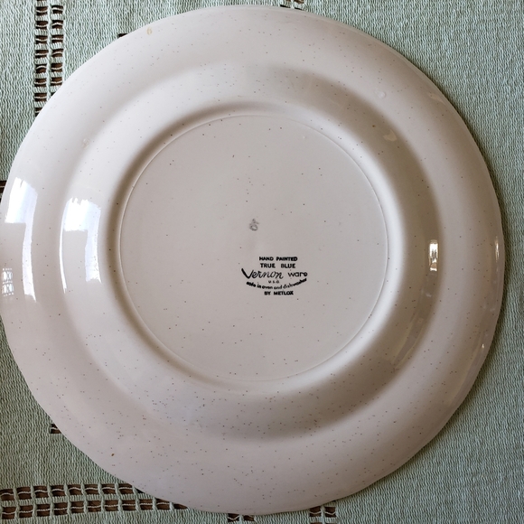 💣 Sale Metlox Vernon Ware Mid Century True Blue Dinner Plates SALE - Picture 4 of 5